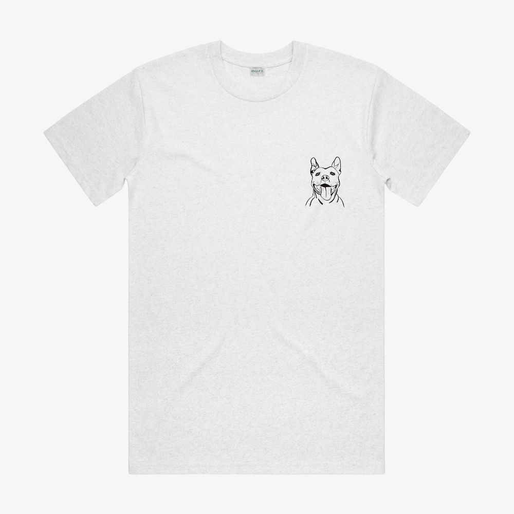 Custom Pet Drawing T-shirt - thread it.