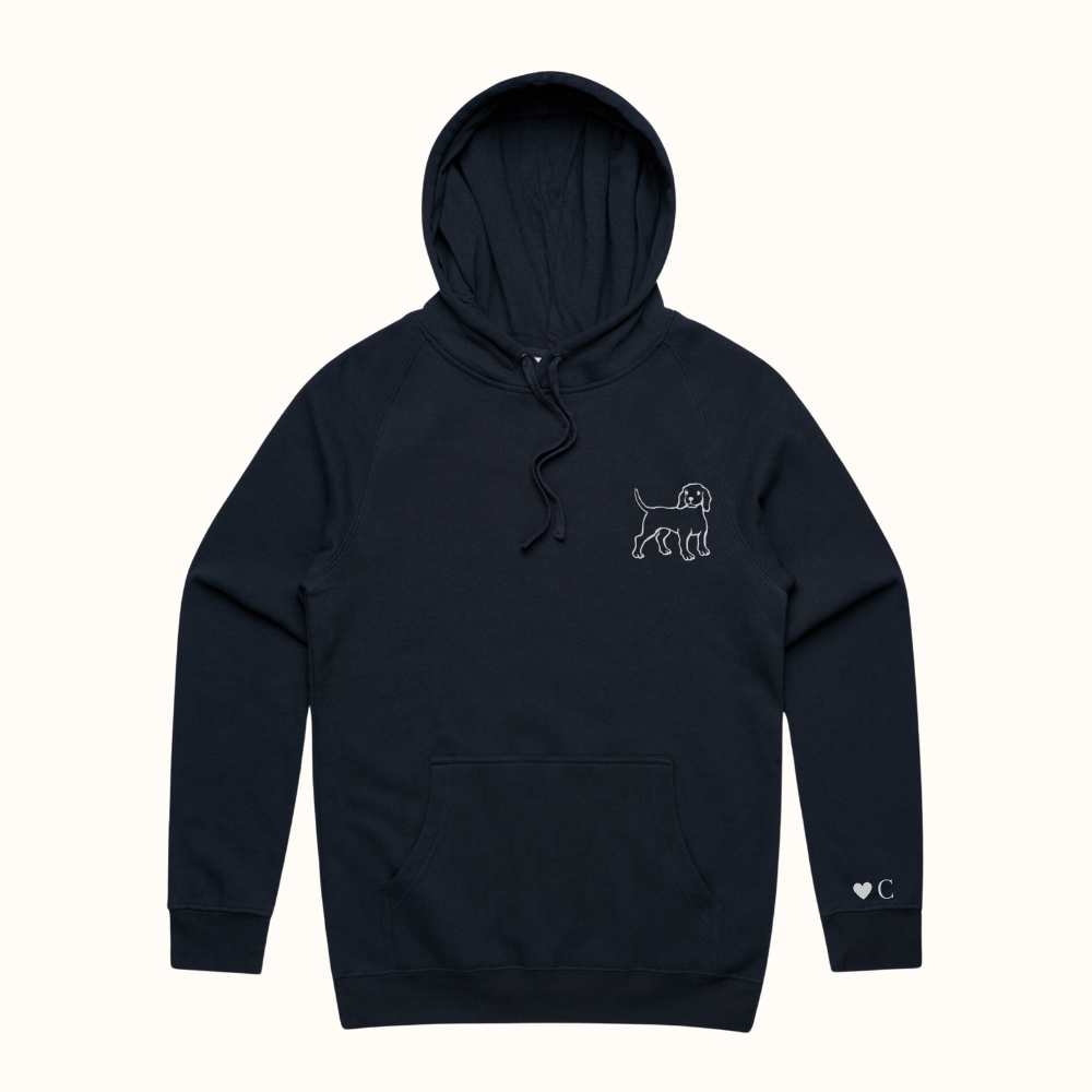 Custom Pet Drawing Hoodie - thread it.