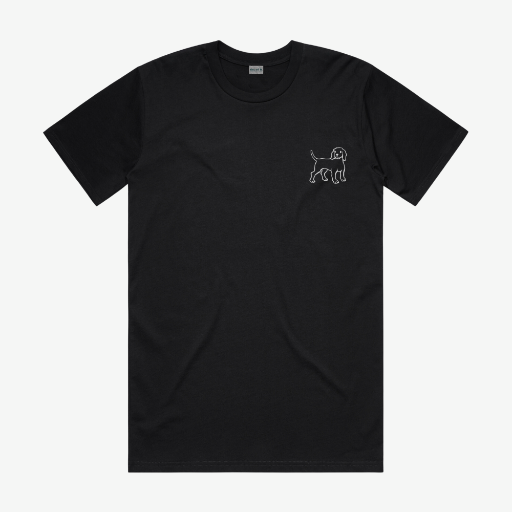 Custom Pet Drawing T-shirt - thread it.
